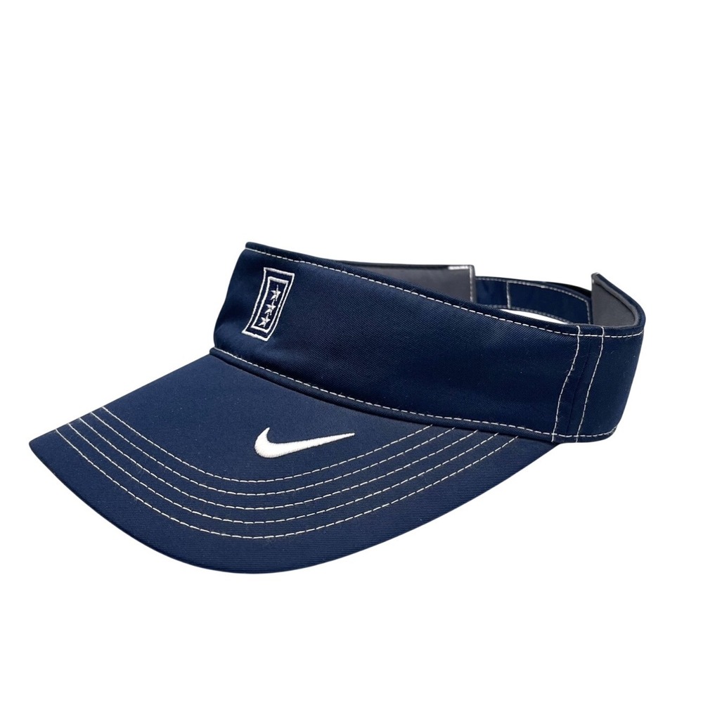 Nike Golf Visor Navy Blue White Stitching Adult‎ Unisex Style 429466
